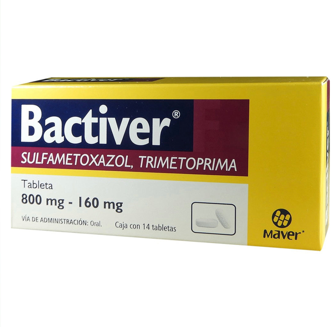 Sulfametoxazol, Trimetoprina 800/160 mg con 14 tabletas