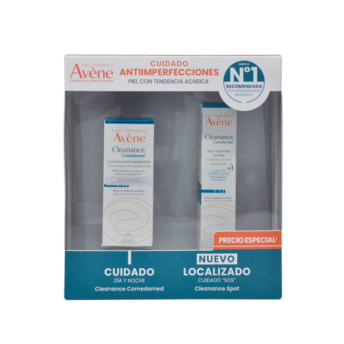 Kit Avene Cleanance Comedomed + Spot