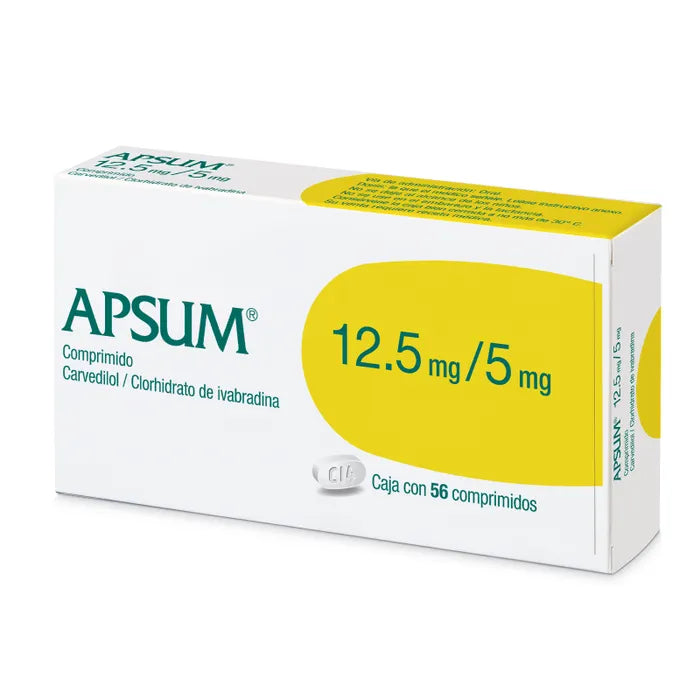 Apsum 12.5/5 Mg 56 Comprimidos