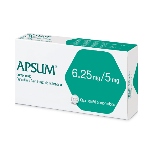 Apsum 6.25/5 Mg 56 Comprimidos