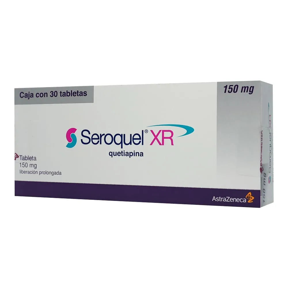 Seroquel XR Liberación Prolongada 150 Mg 30 Tabletas
