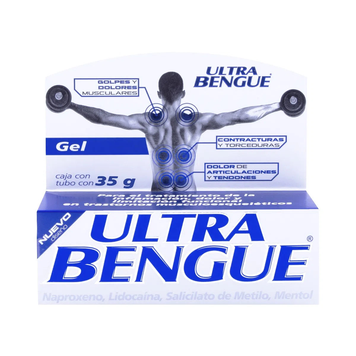 Ultra Bengue Gel Azul Tubo 35 G