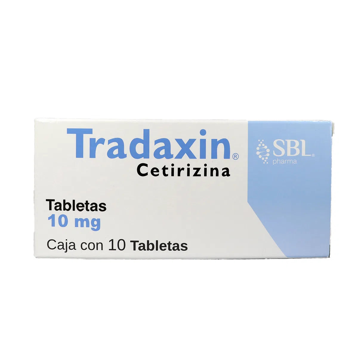 Tradaxin (Visertral) Cetirizina 10 Mg 10 Tabletas