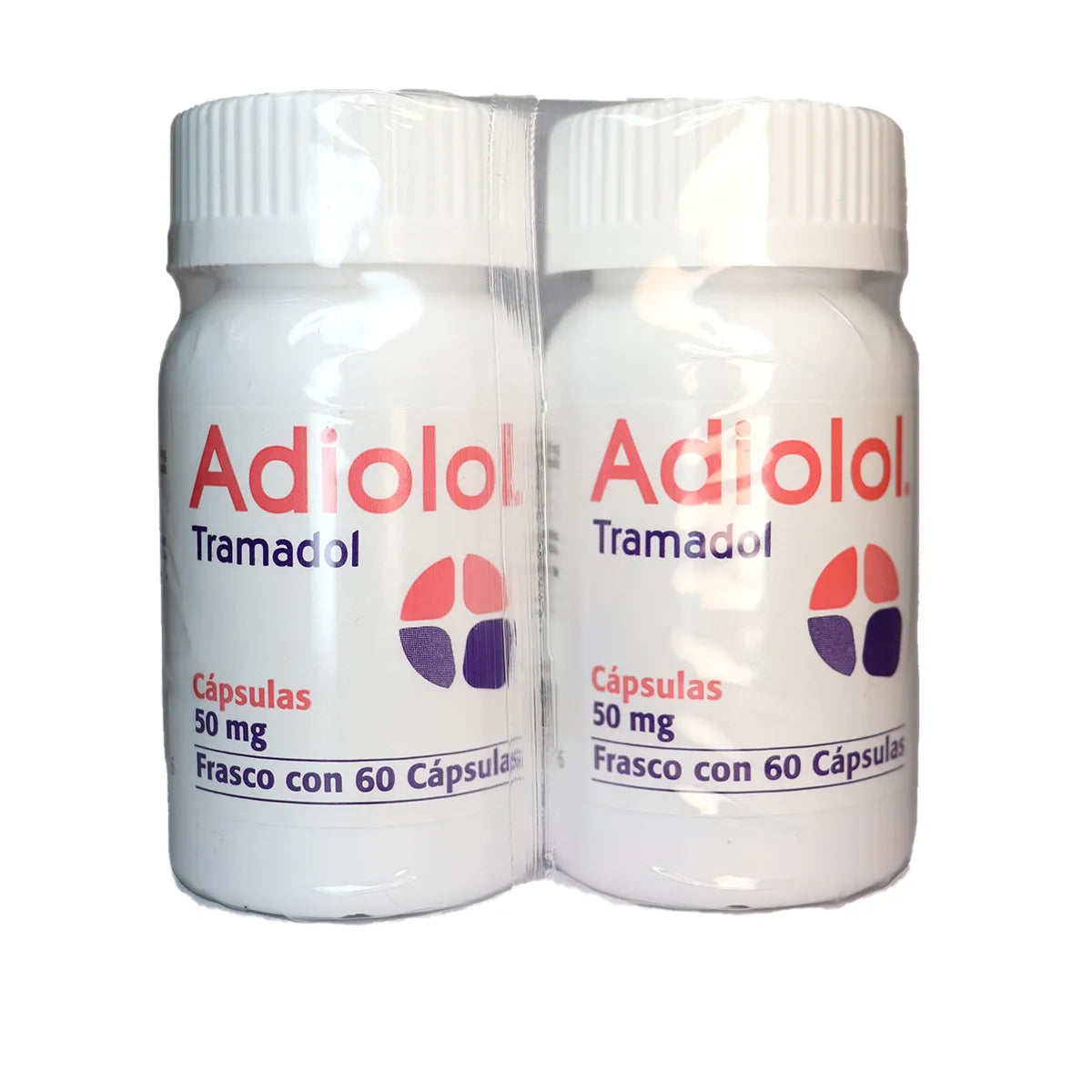 Adiolol Tramadol 50 Mg 60 Cápsulas 2 Pack