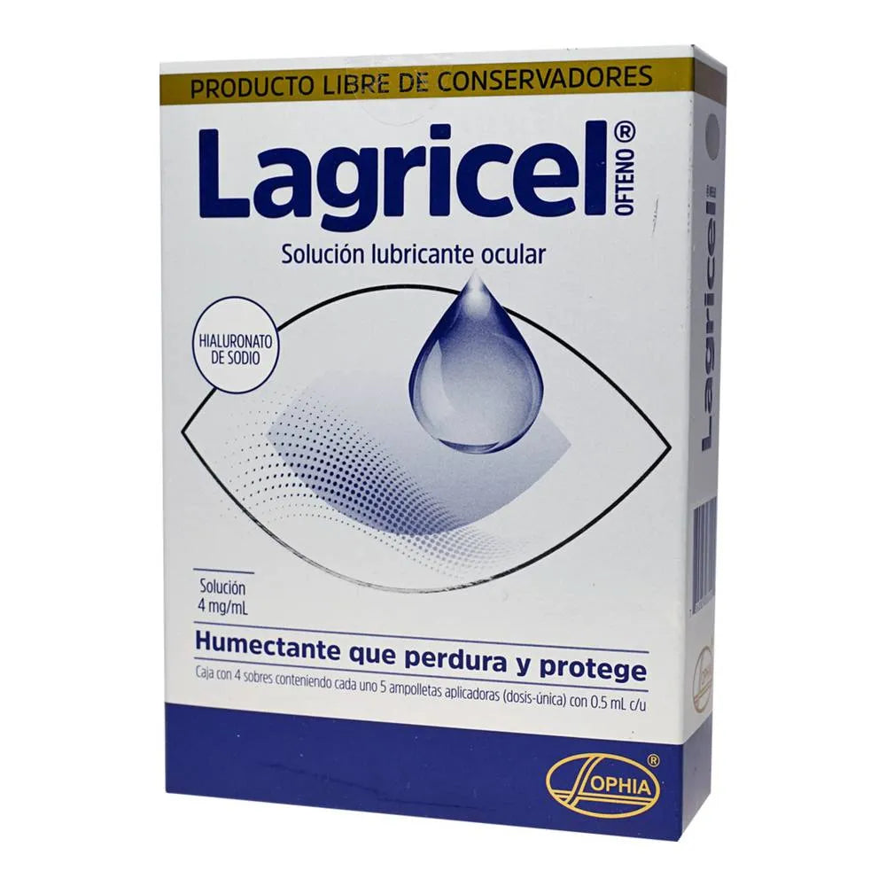 Lagricel Ofteno 4 Mg 20 Dosis
