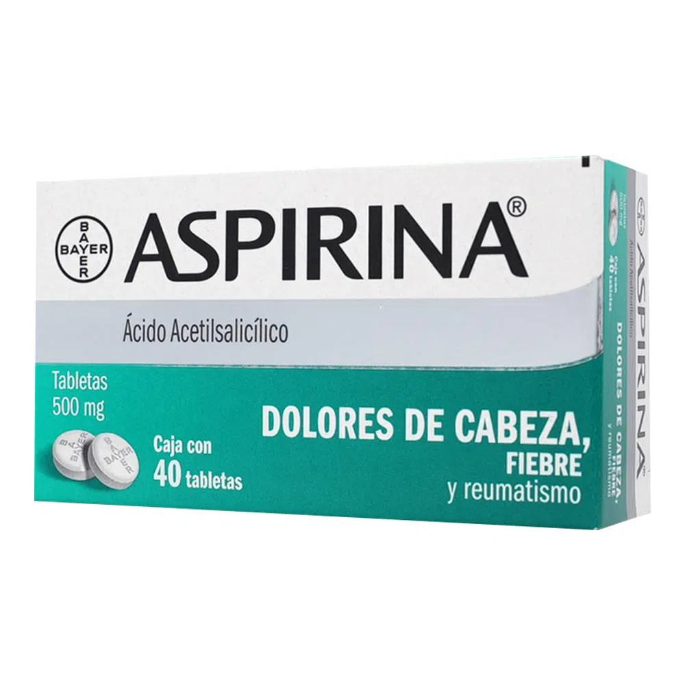 Aspirina Adulto 40 Tabletas