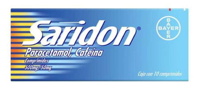 Saridon Paracetamol /Cafeína,  500/50 mg 10 comprimidos