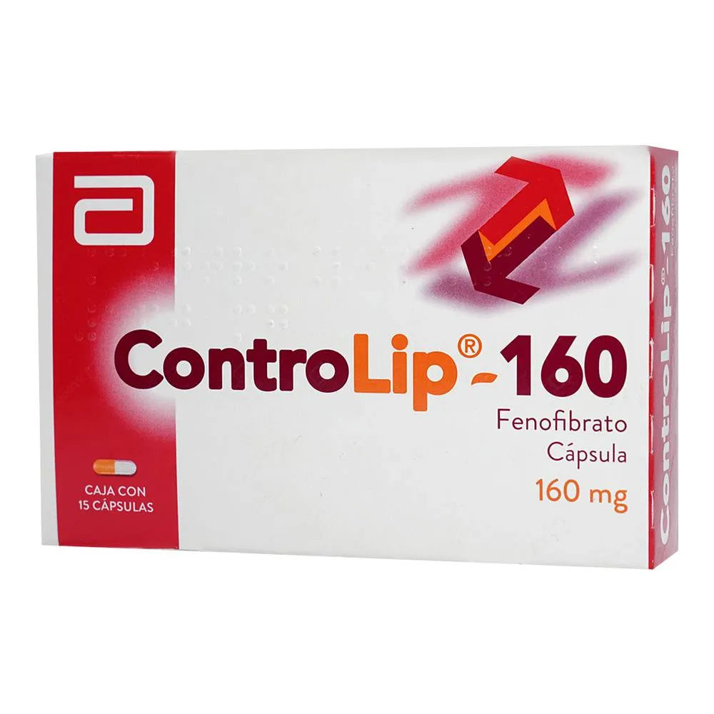 Controlip 160 Mg 15 Cápsulas