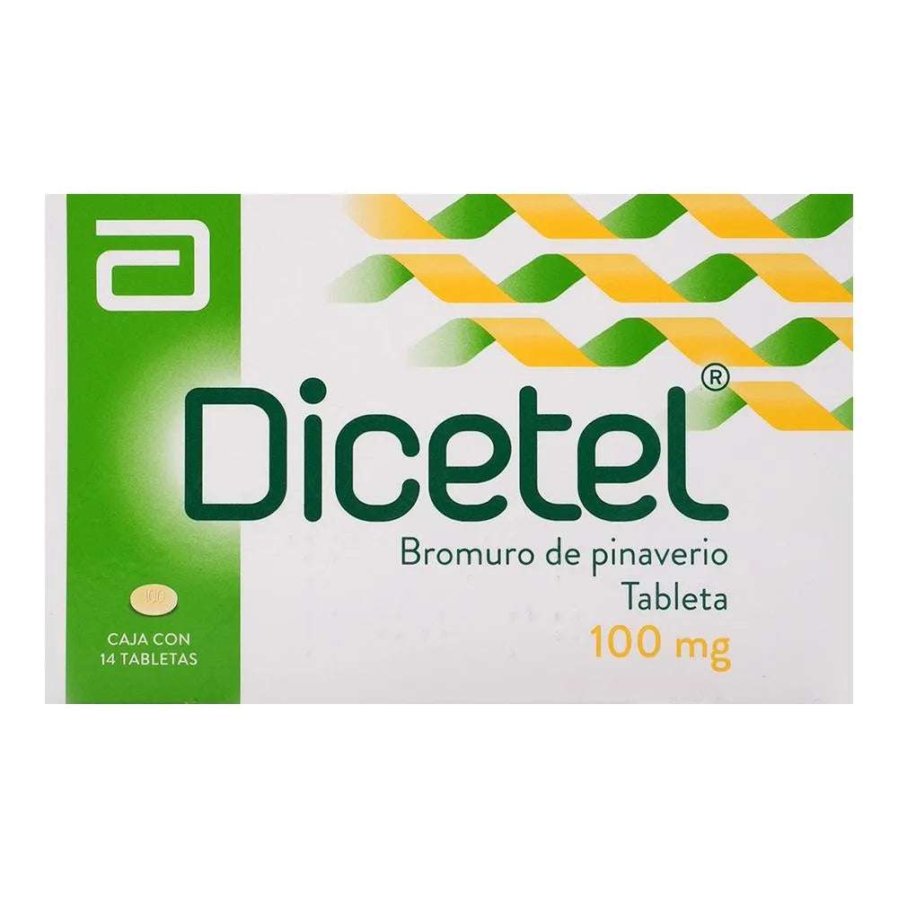 Dicetel 100 Mg 14 Tabletas