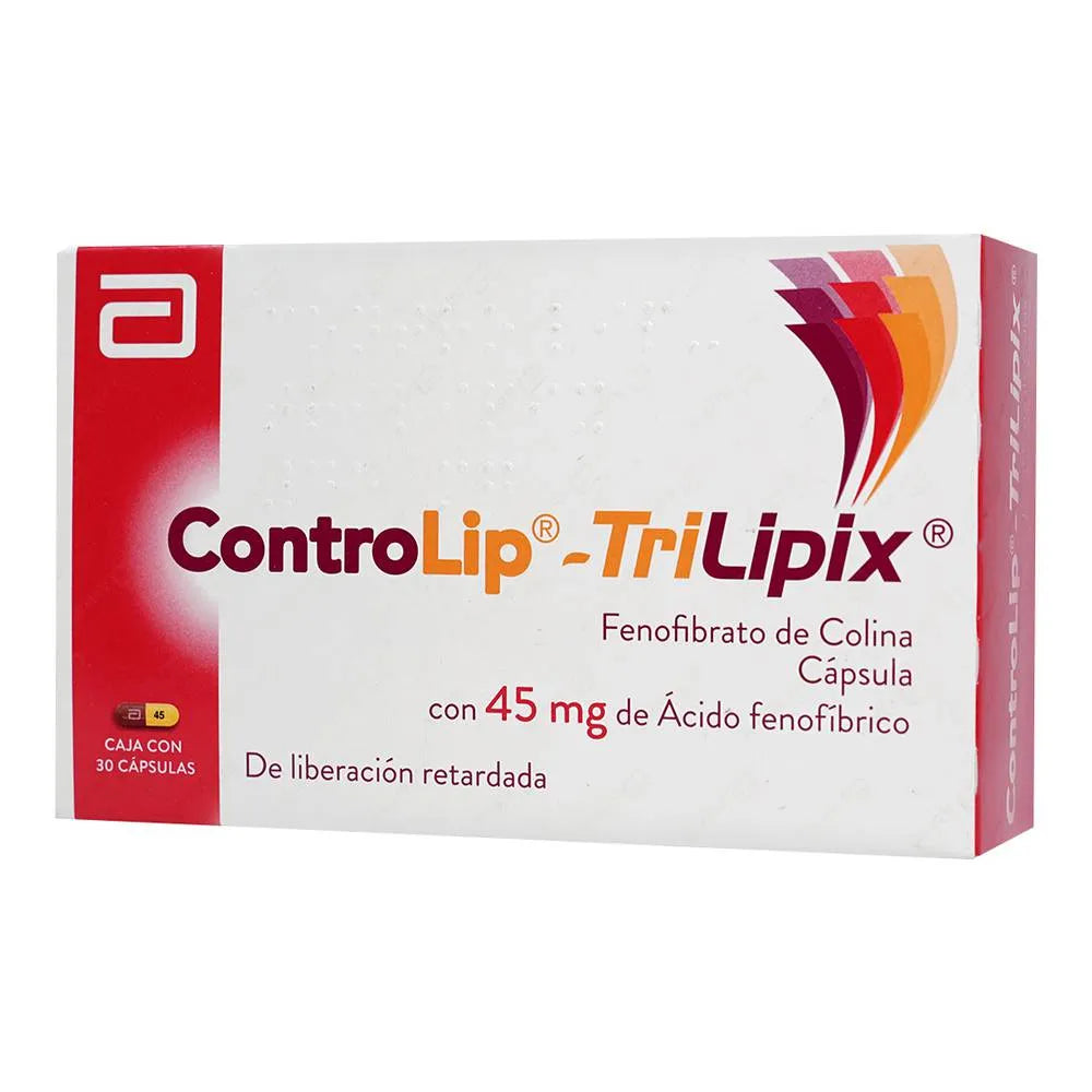 Controlip Trilipix 45 Mg 30 Cápsulas