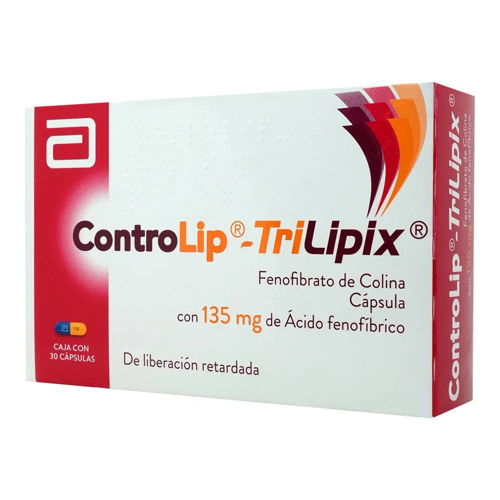 Controlip Trilipix 135 Mg 30 Cápsulas