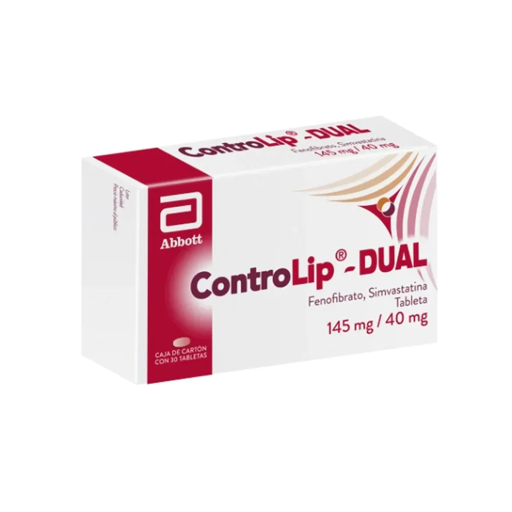 Controlip Dual 145/40 Mg 30 Tabletas