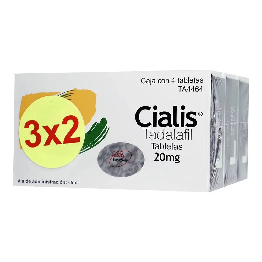 Cialis 20 Mg 4 Tabletas 3 Pack
