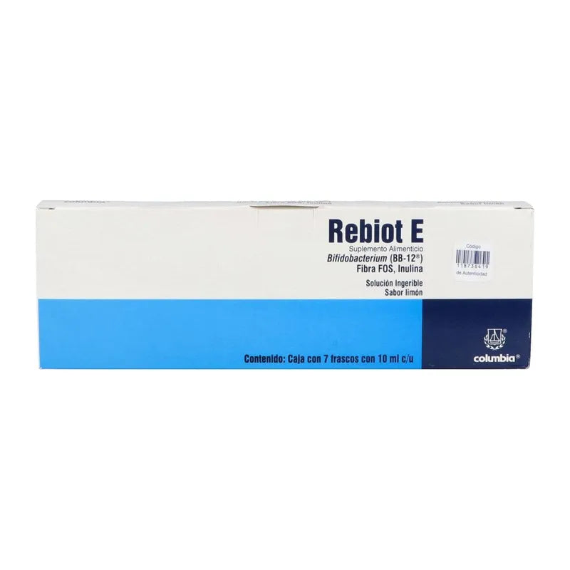 Rebiot E Suplemento Alimenticio Solución 10 Ml 7 Piezas