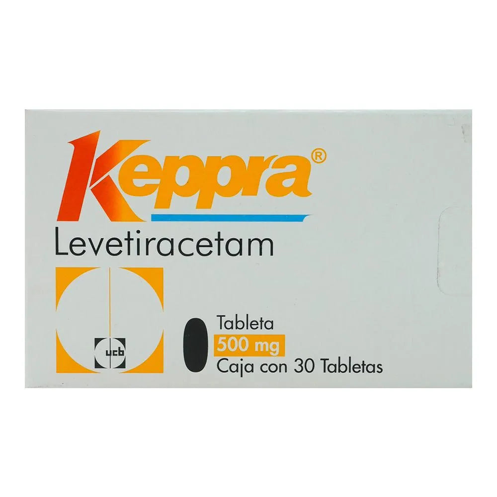 Keppra 500 Mg 30 Tabletas