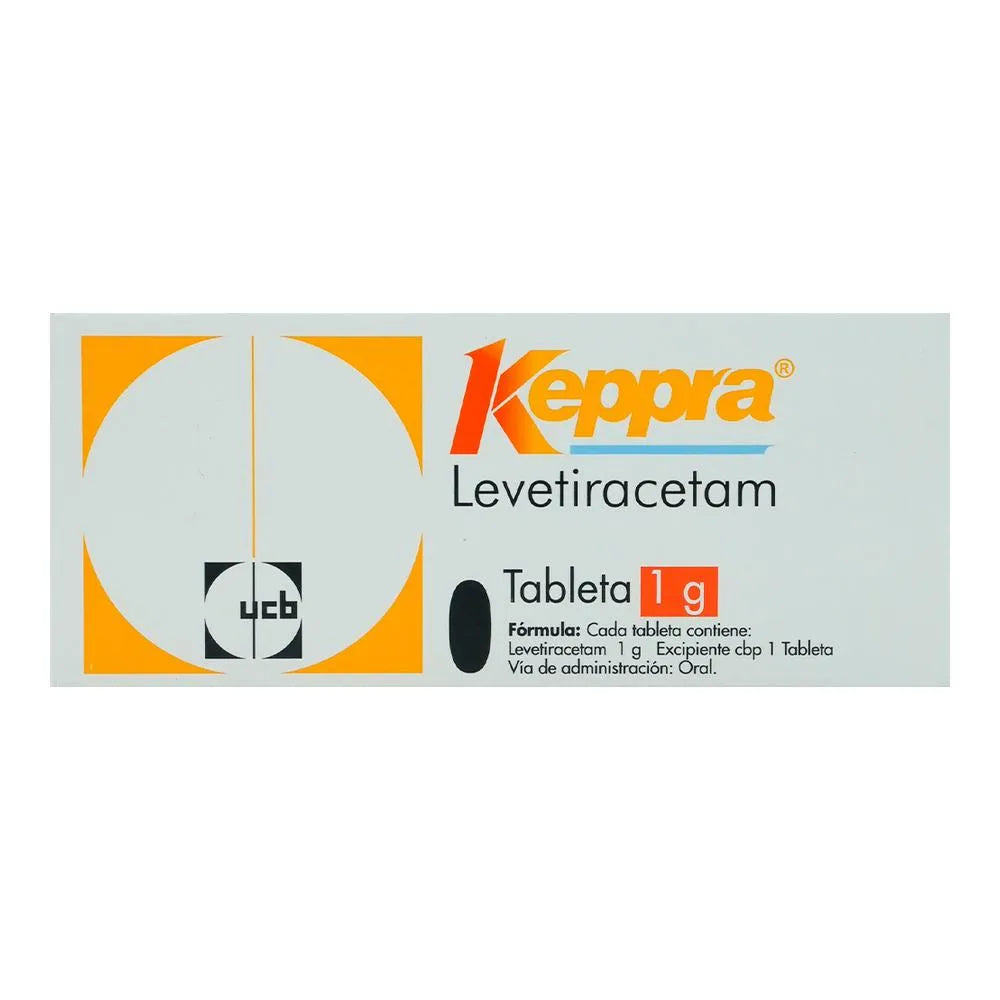 Keppra 1 G 30 Tabletas