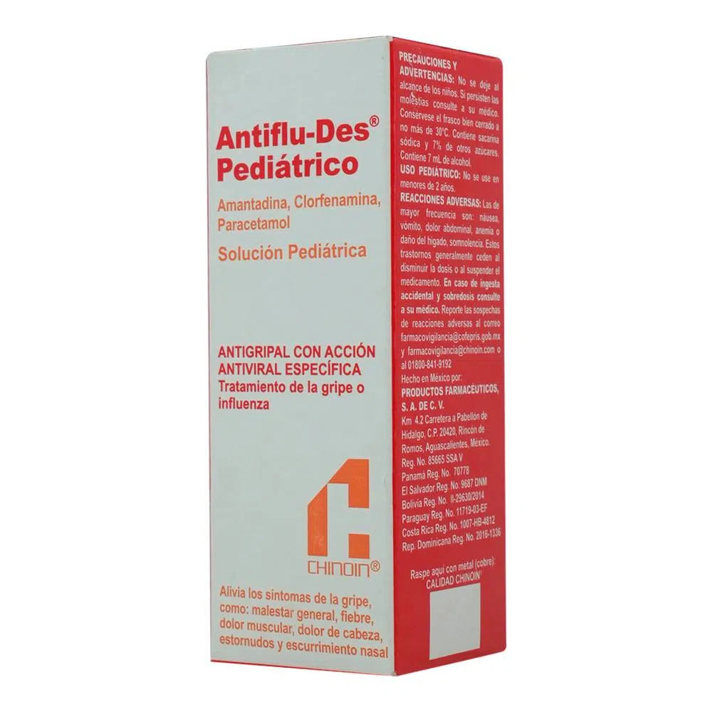 Antiflu Des Pediátrico Solución 30 Ml | Sanafarma.mx