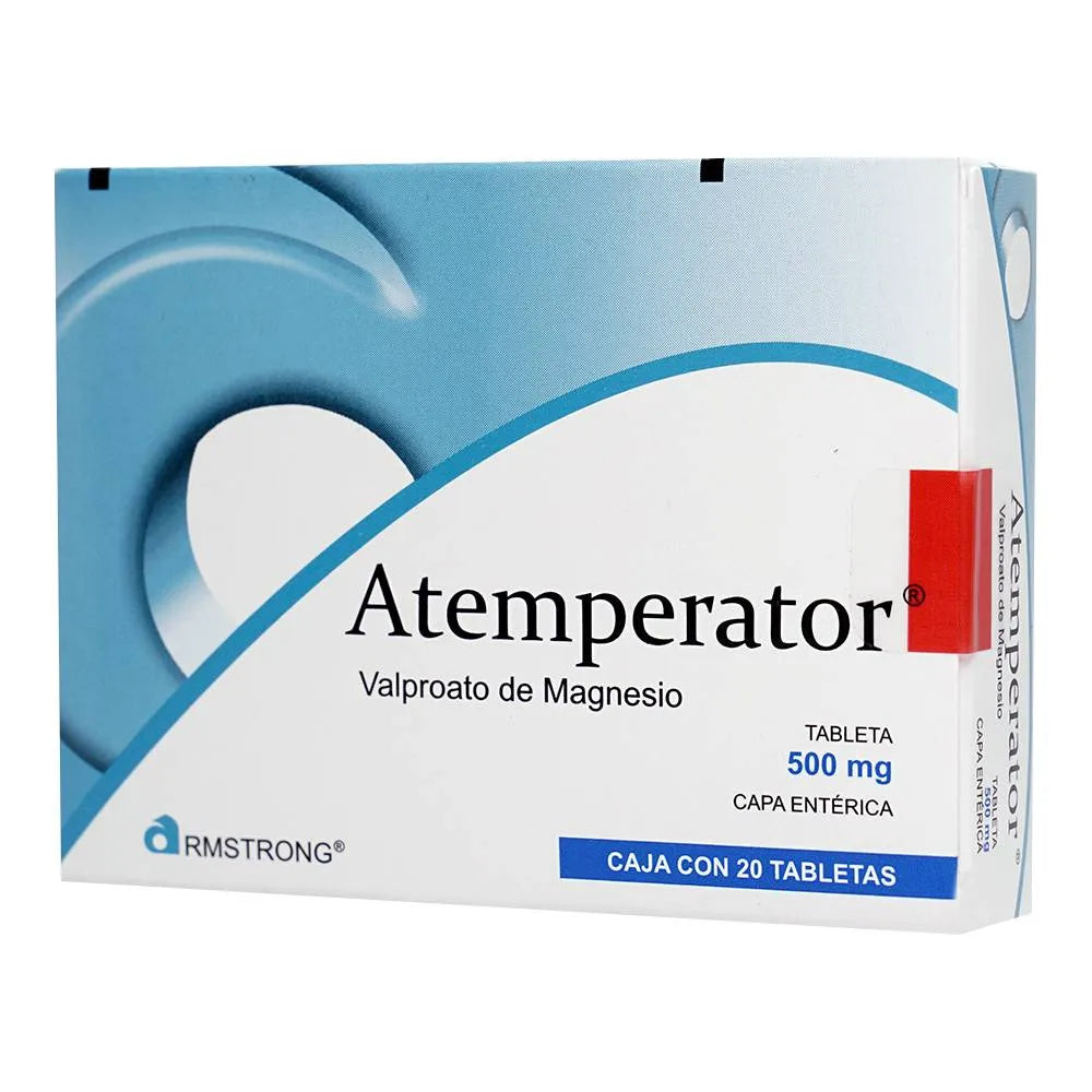 Atemperator 500 Mg 20 Tabletas