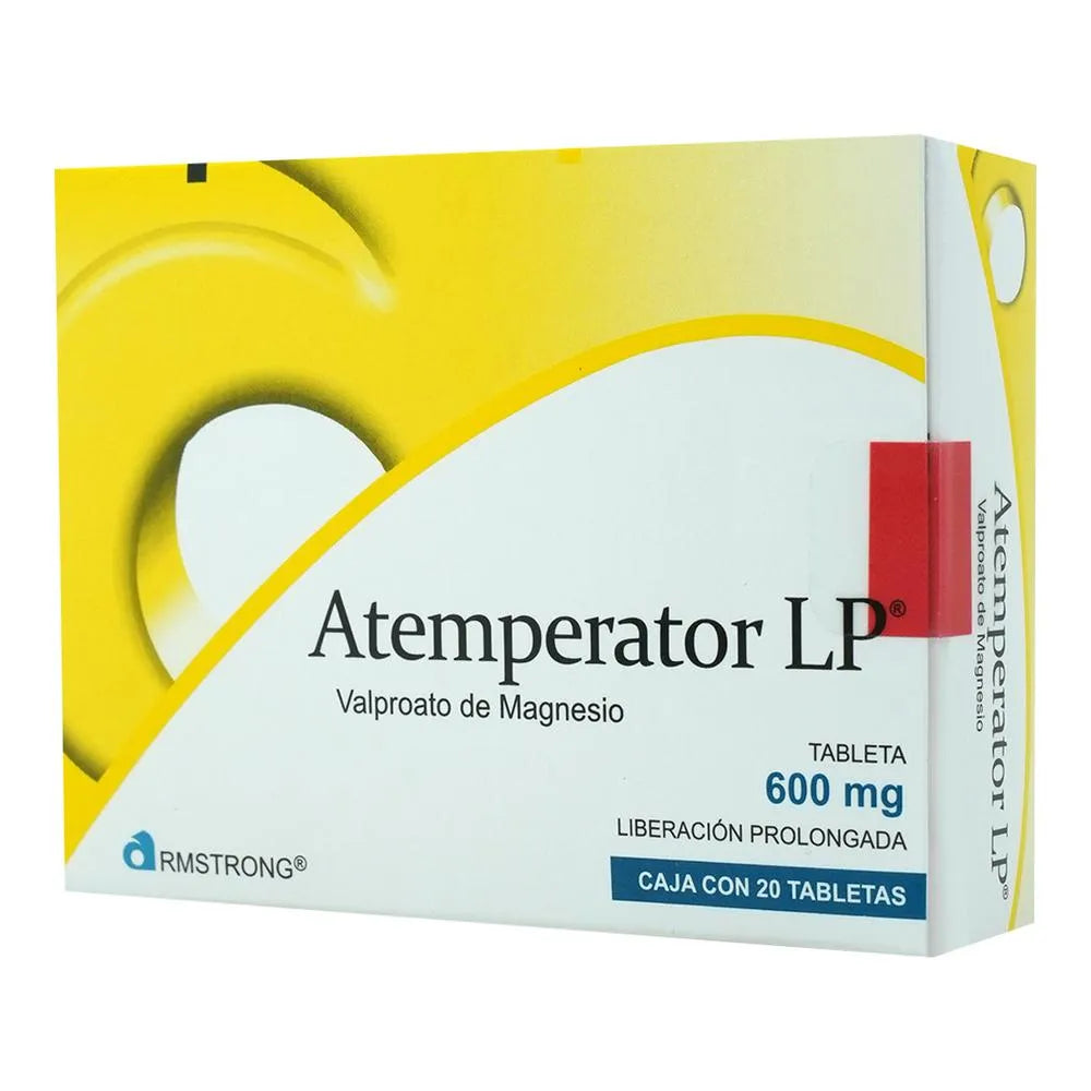 Atemperator Liberación Prolongada 600 Mg 20 Tabletas