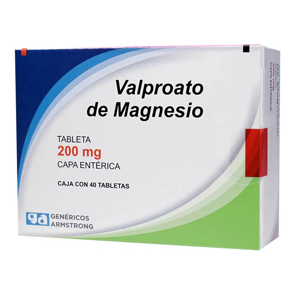 Valproato De Magnesio 200 Mg 40 Tabletas