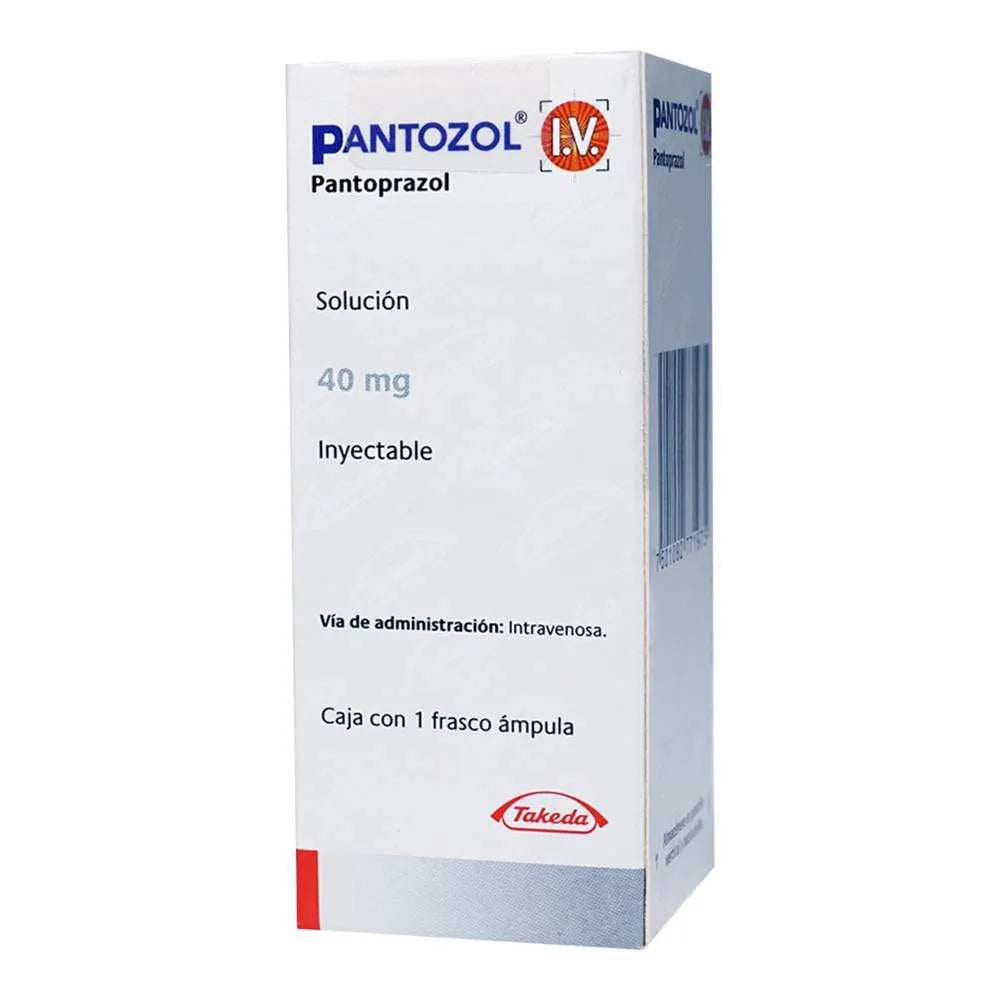 Pantozol I.V. 40 Mg Solución Inyectable Ampolleta Frasco Ámpula 10 Ml