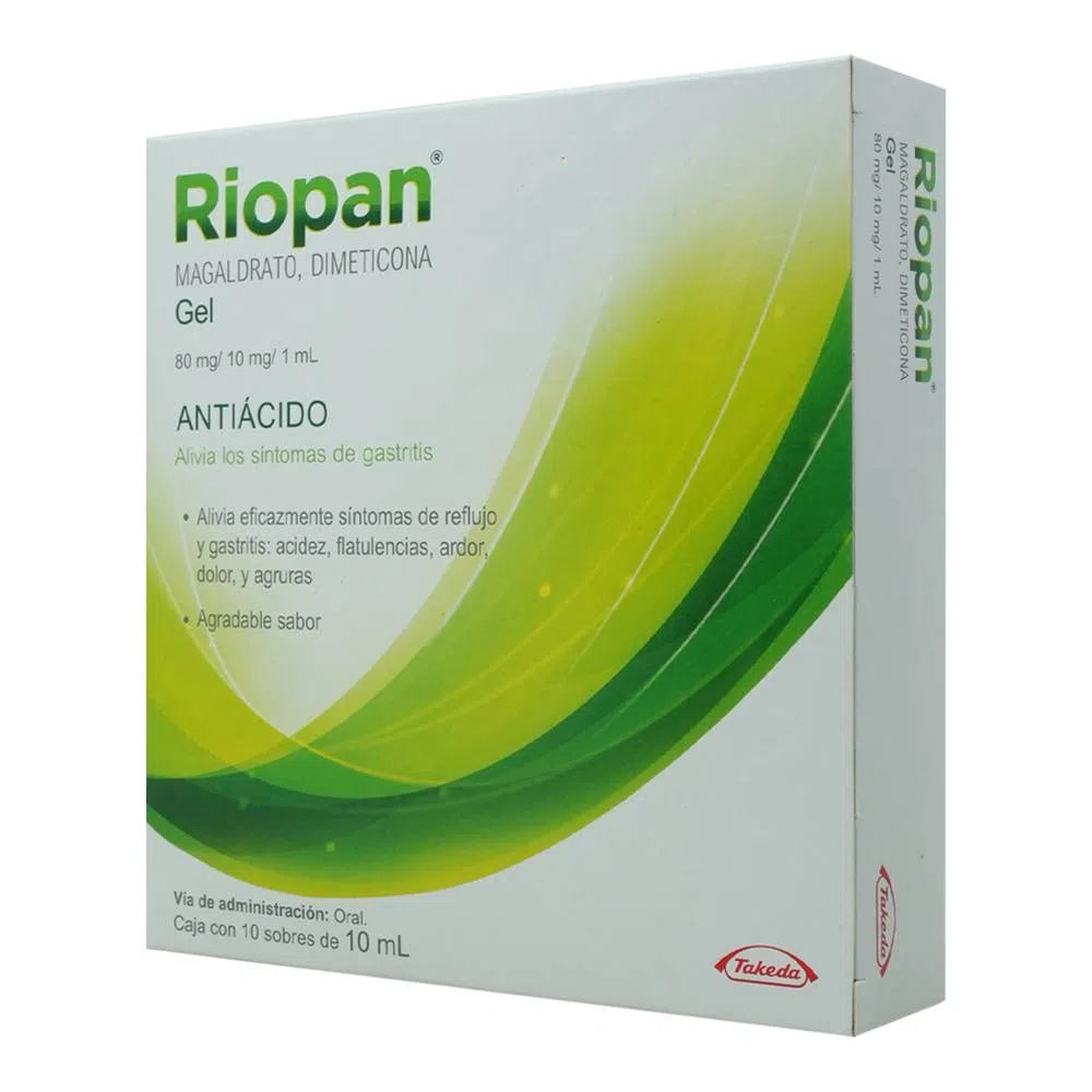 Riopan 10 Sobres Gel 10 Ml