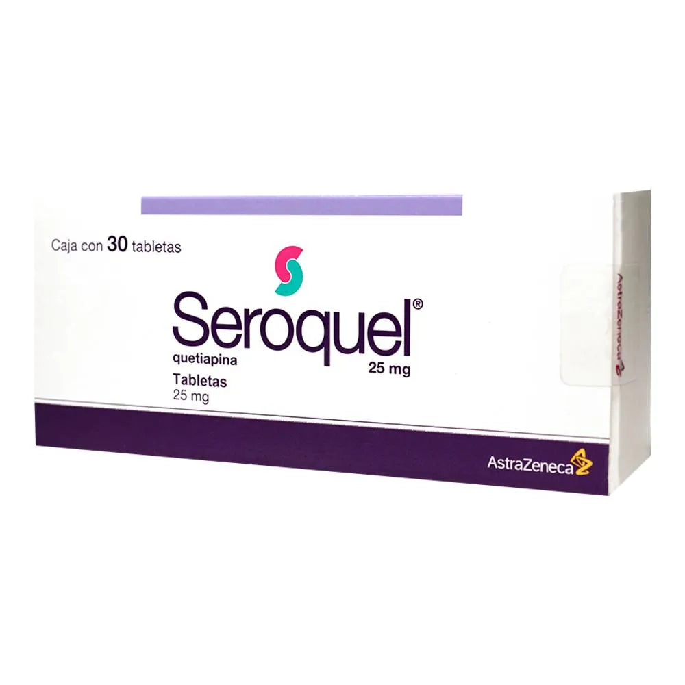 Seroquel 25 Mg 30 Tabletas