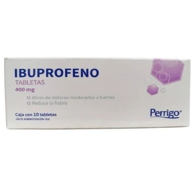 Ibuprofeno 400 Mg 10 Tabletas