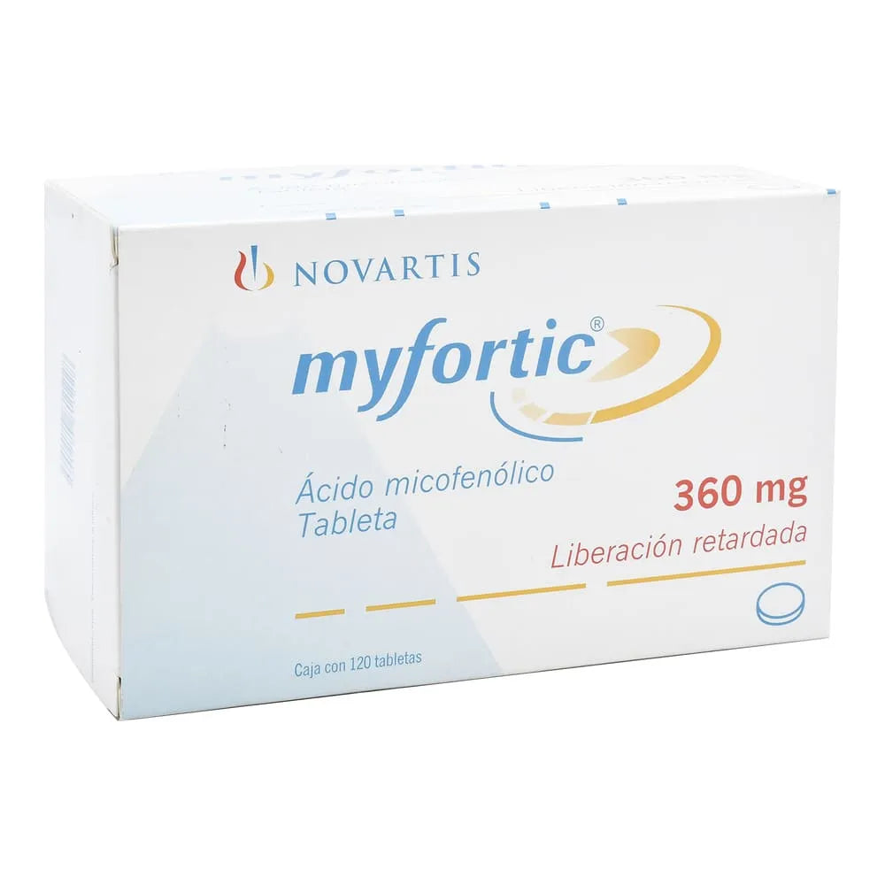 Myfortic 360 Mg 120 Grageas