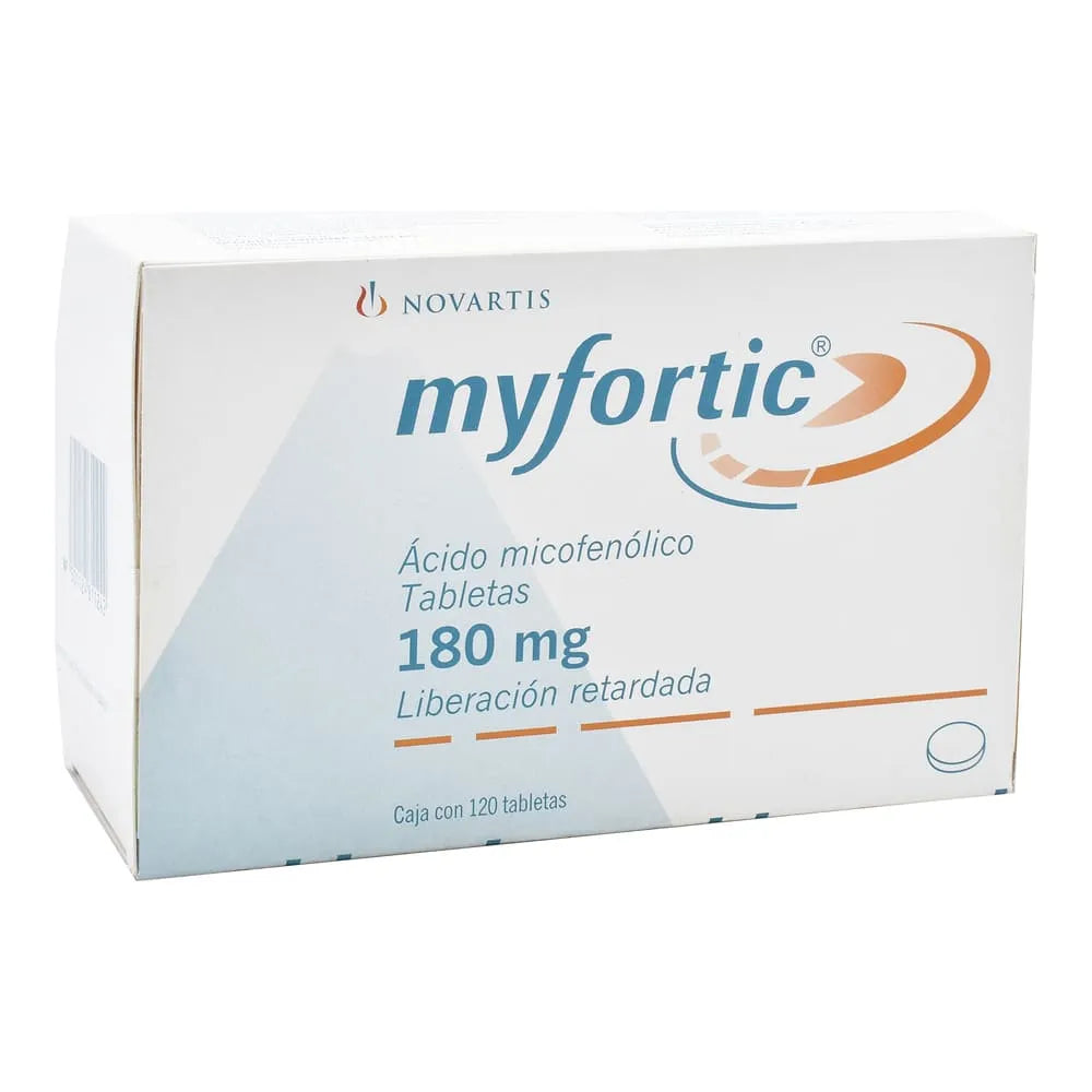 Myfortic 180 Mg 120 Grageas