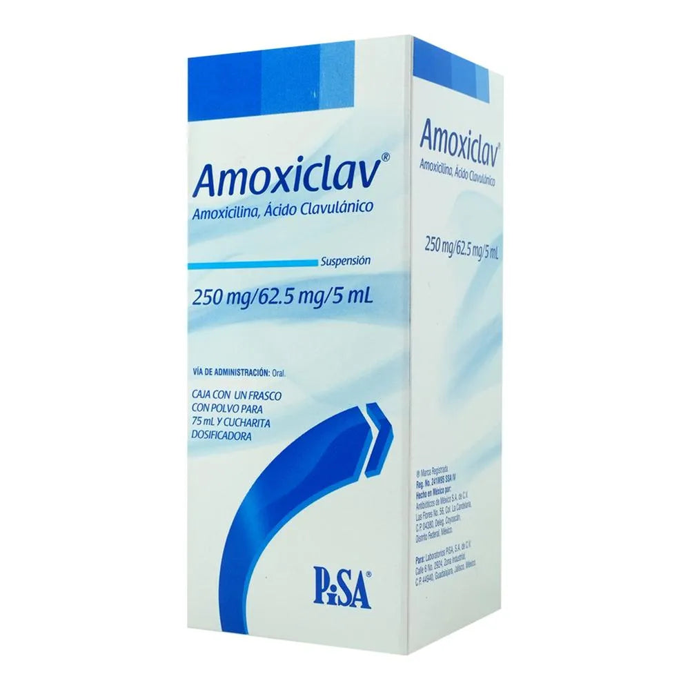 Amoxiclav 500/125 Mg 15 Tabletas | Sanafarma.mx