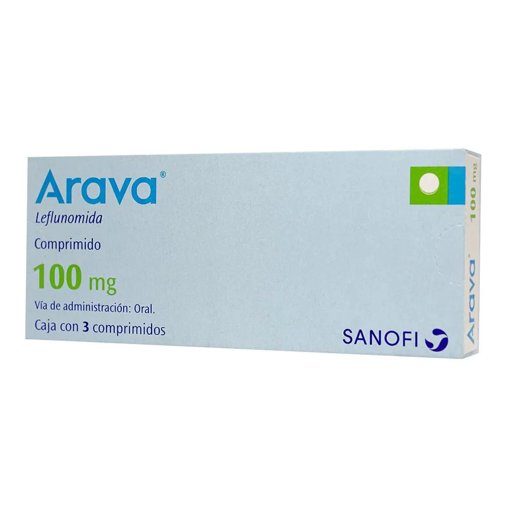 Arava 100 Mg 3 Comprimidos