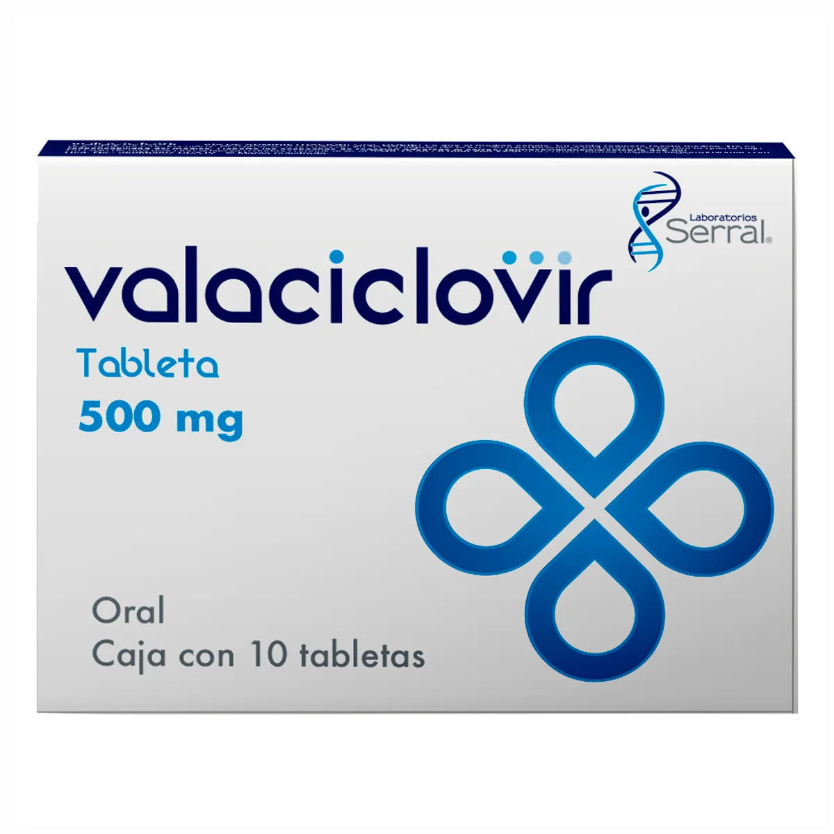 Valaciclovir 500 Mg 10 Tabletas