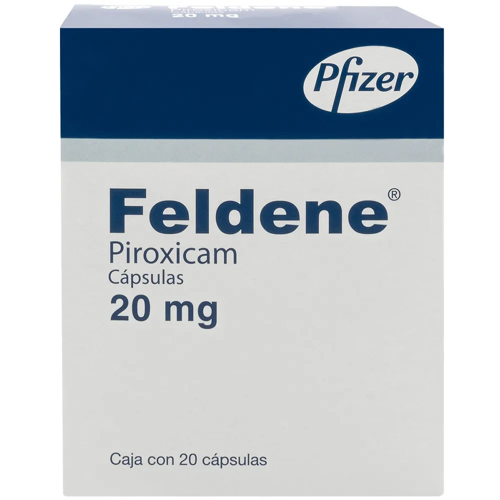 Feldene 20 Mg 20 Cápsulas