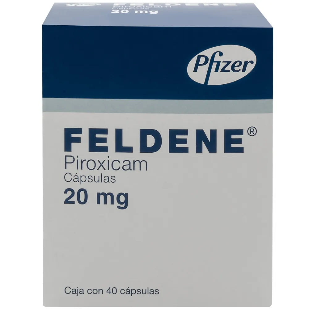 Feldene 20 Mg 40 Cápsulas