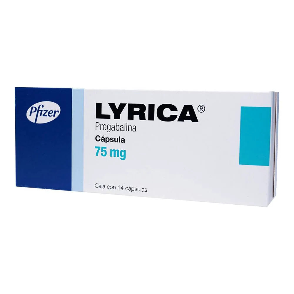 Lyrica 75 Mg 14 Cápsulas