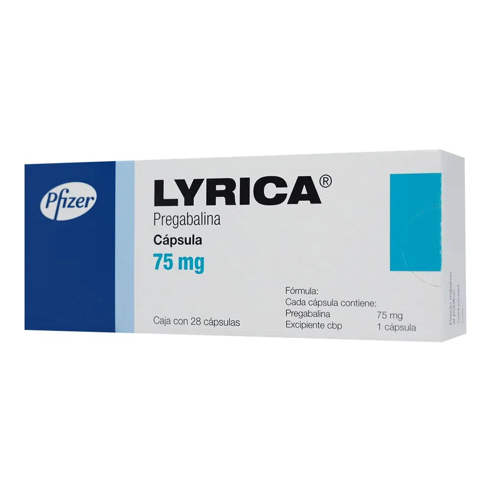 Lyrica 75 Mg 28 Cápsulas