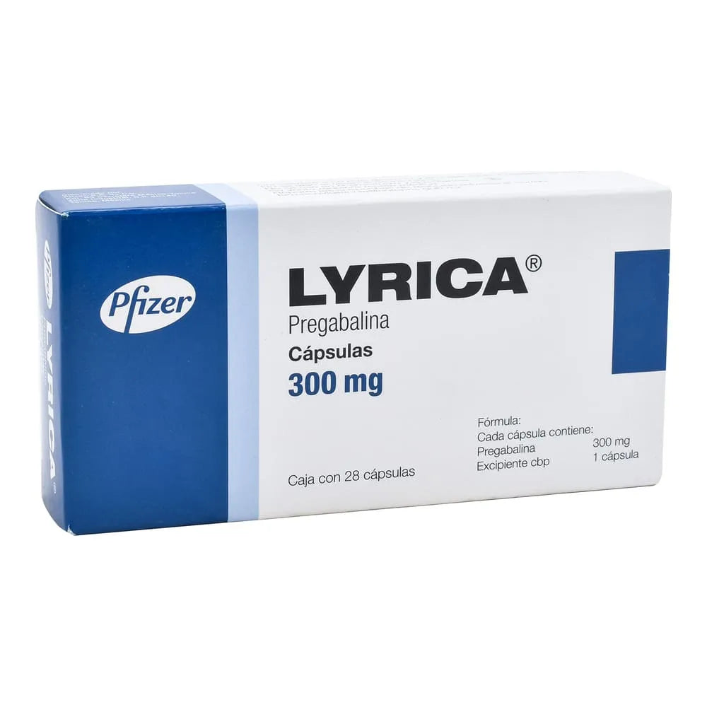 Lyrica 300 Mg 28 Cápsulas