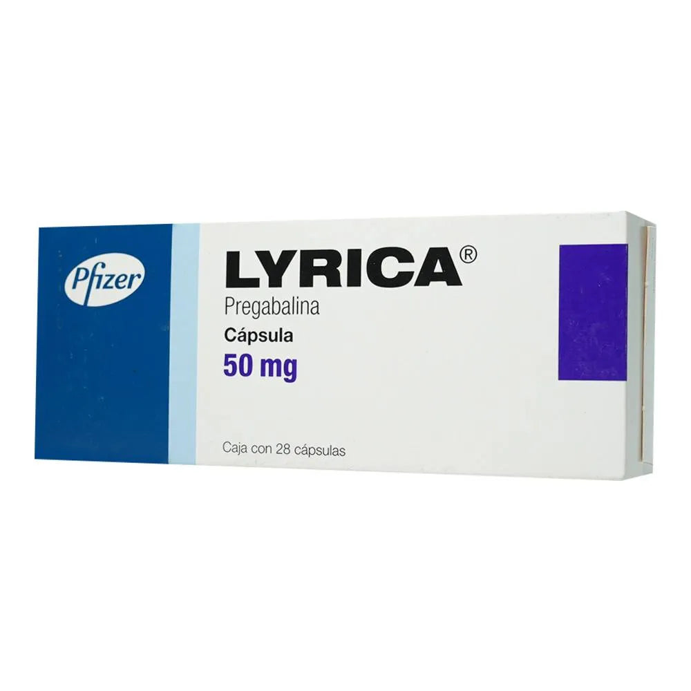 Lyrica 50 Mg 28 Cápsulas