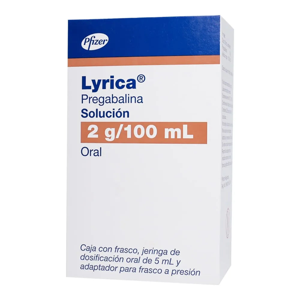 Lyrica 2 G Solución 100 Ml