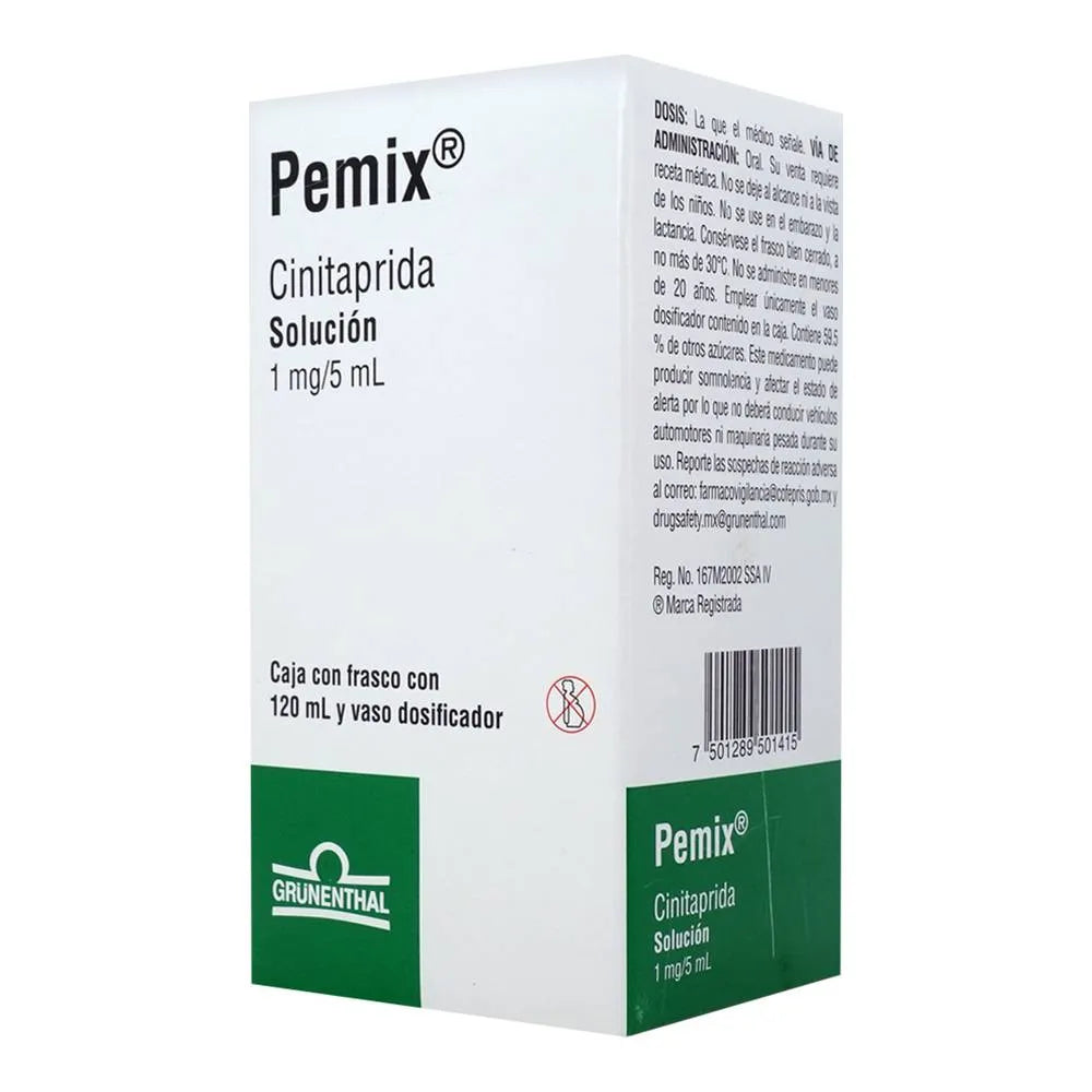 Pemix 1 Mg/5 Ml Solución 120 Ml