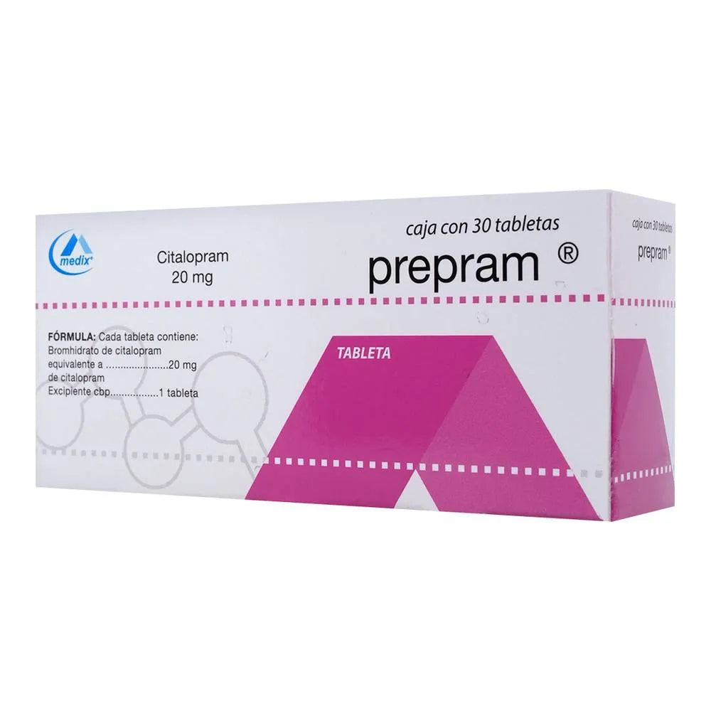 Prepram 20 Mg 30 Tabletas