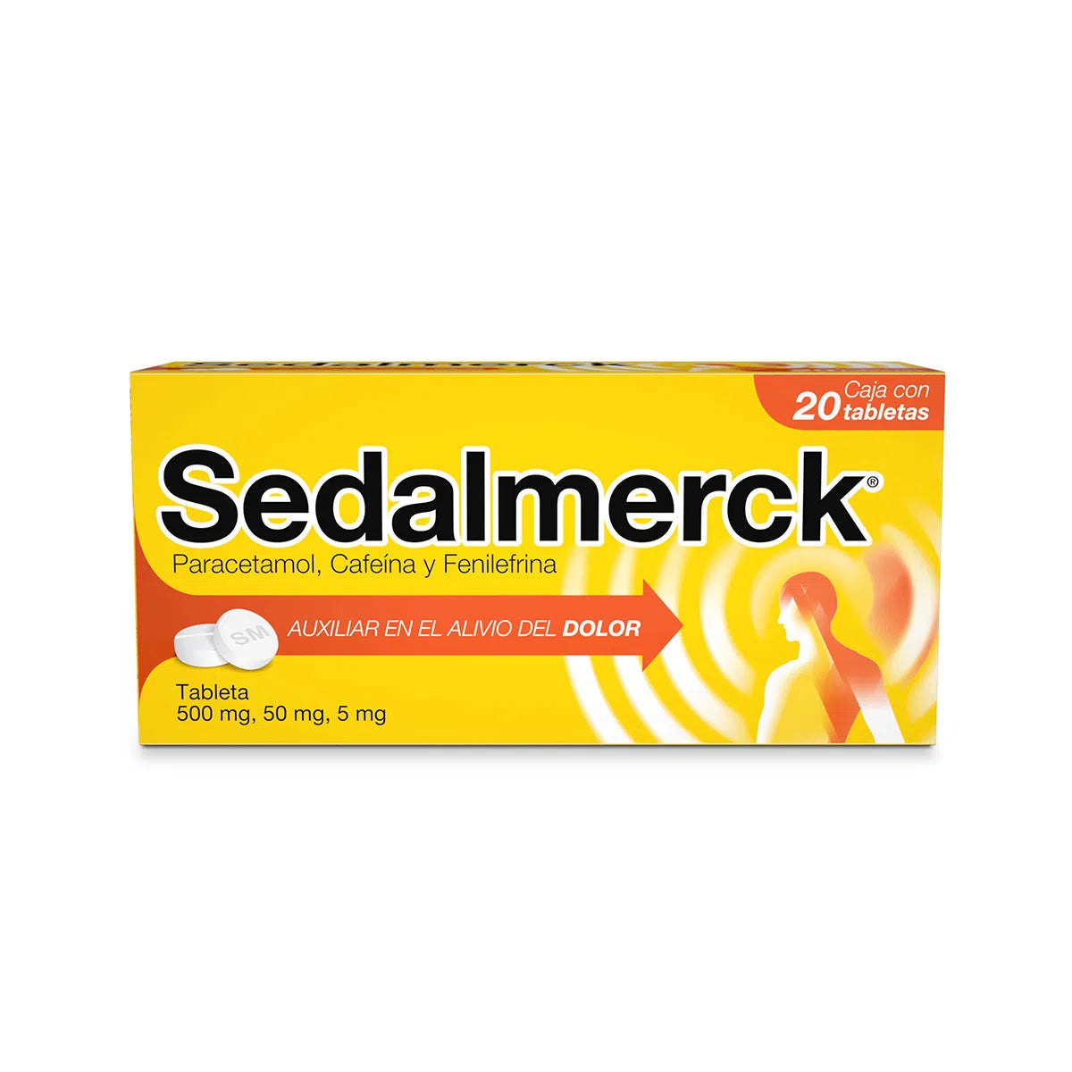 Sedalmerck Nueva Fórmula 20 Tabletas