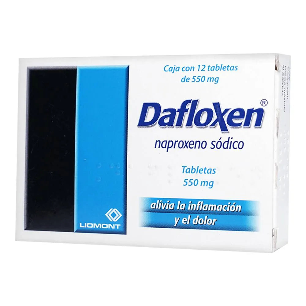 Dafloxen 550 Mg 12 Tabletas