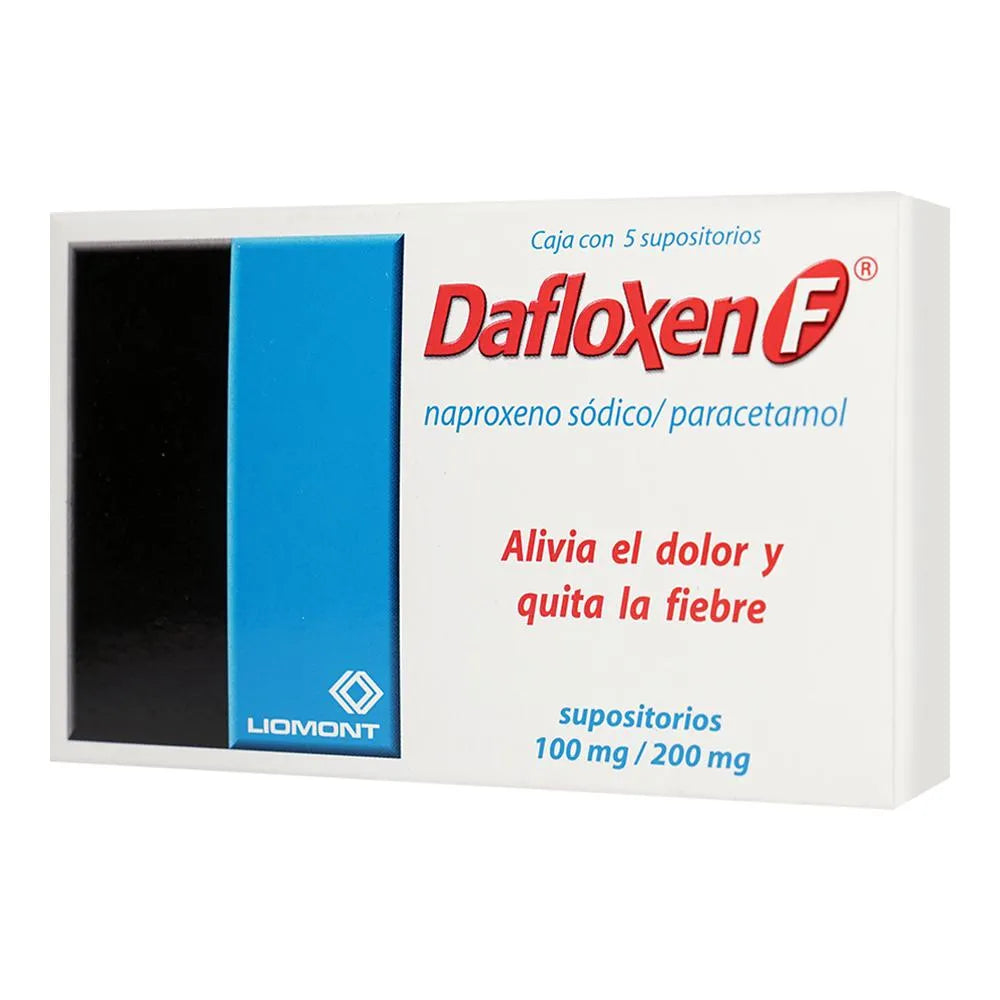 Dafloxen F 100/200 Mg 5 Supositorios