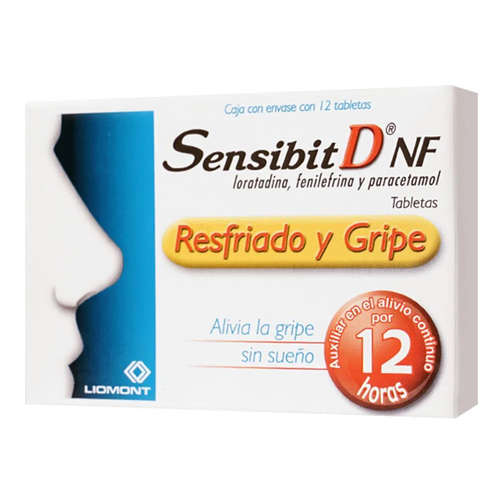 Sensibit D Nf 2.5/5/500 Mg 12 Tabletas