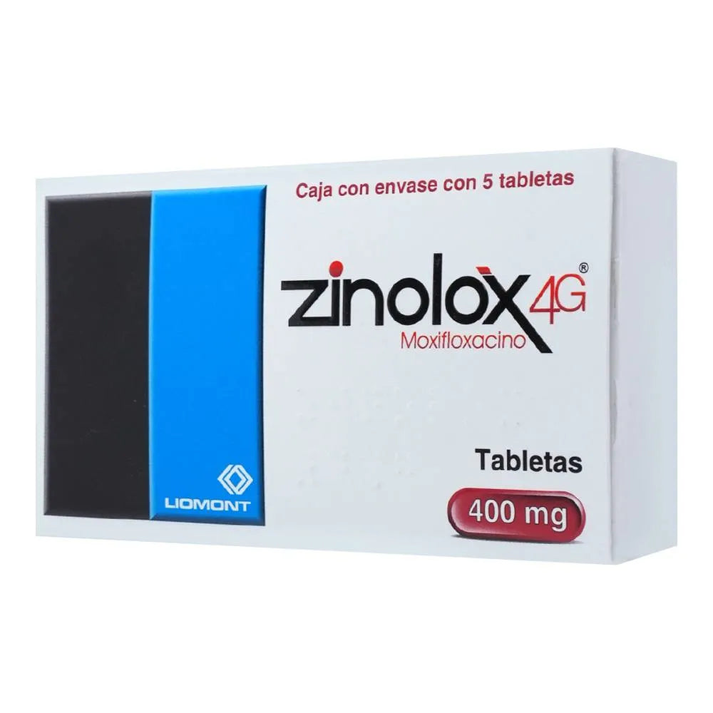 Zinolox 4G 400 Mg 5 Tabletas