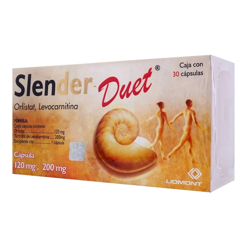 Slender Duet 120/200 Mg 30 Cápsulas