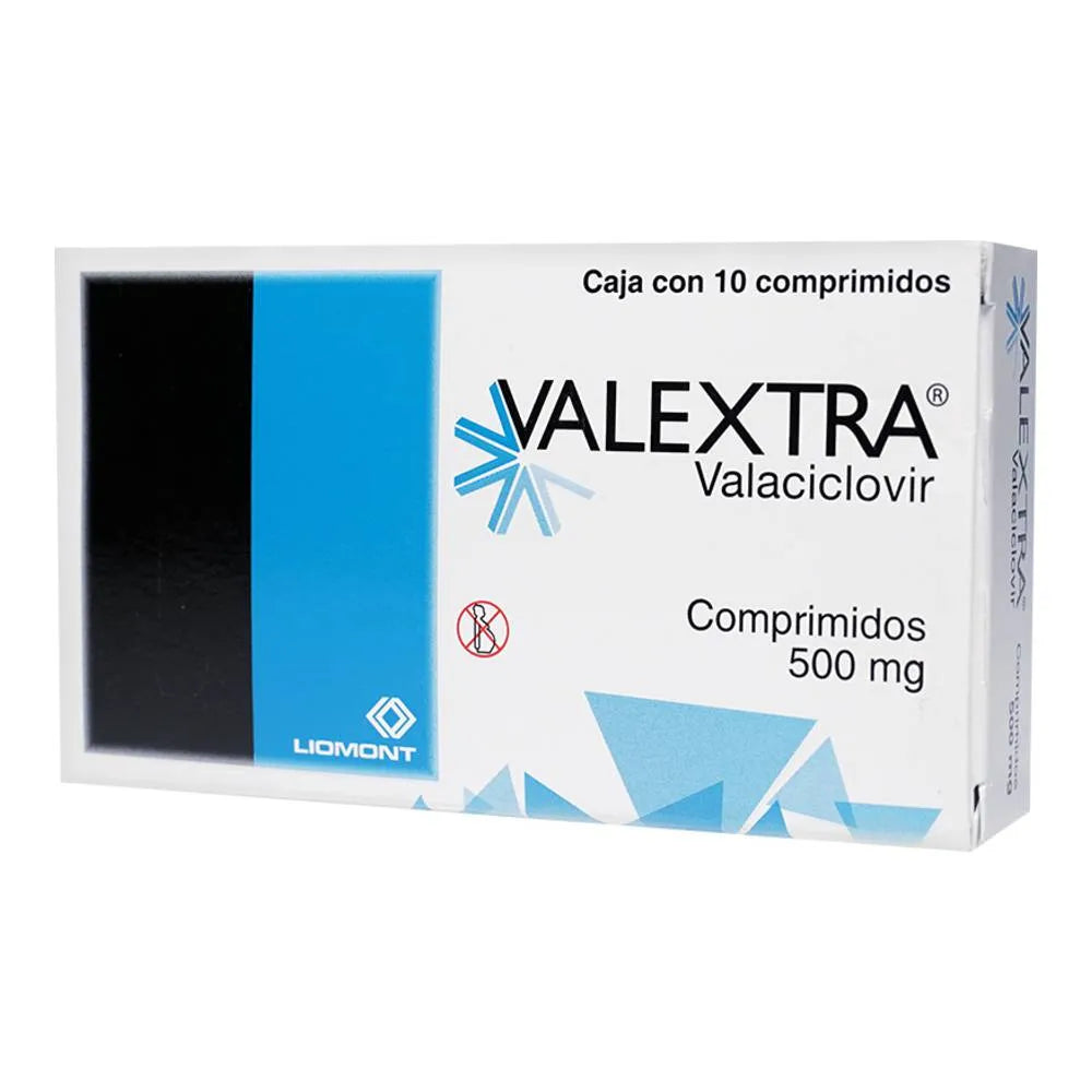 Valextra 500 Mg 10 Comprimidos