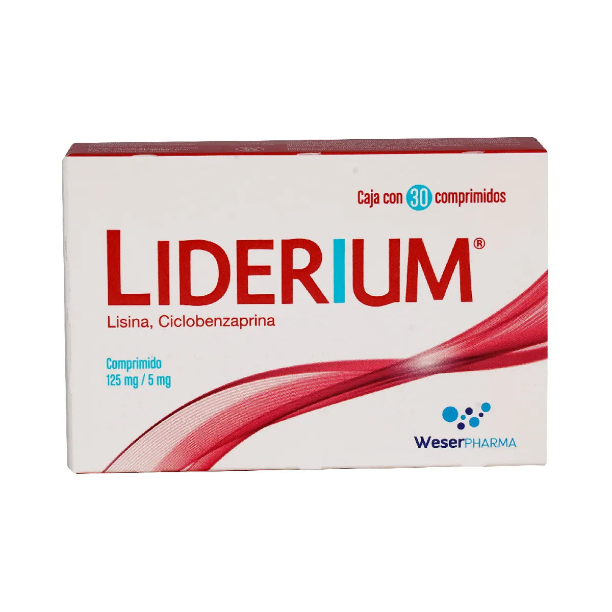 Liderium 125/5 Mg 30 Comprimidos